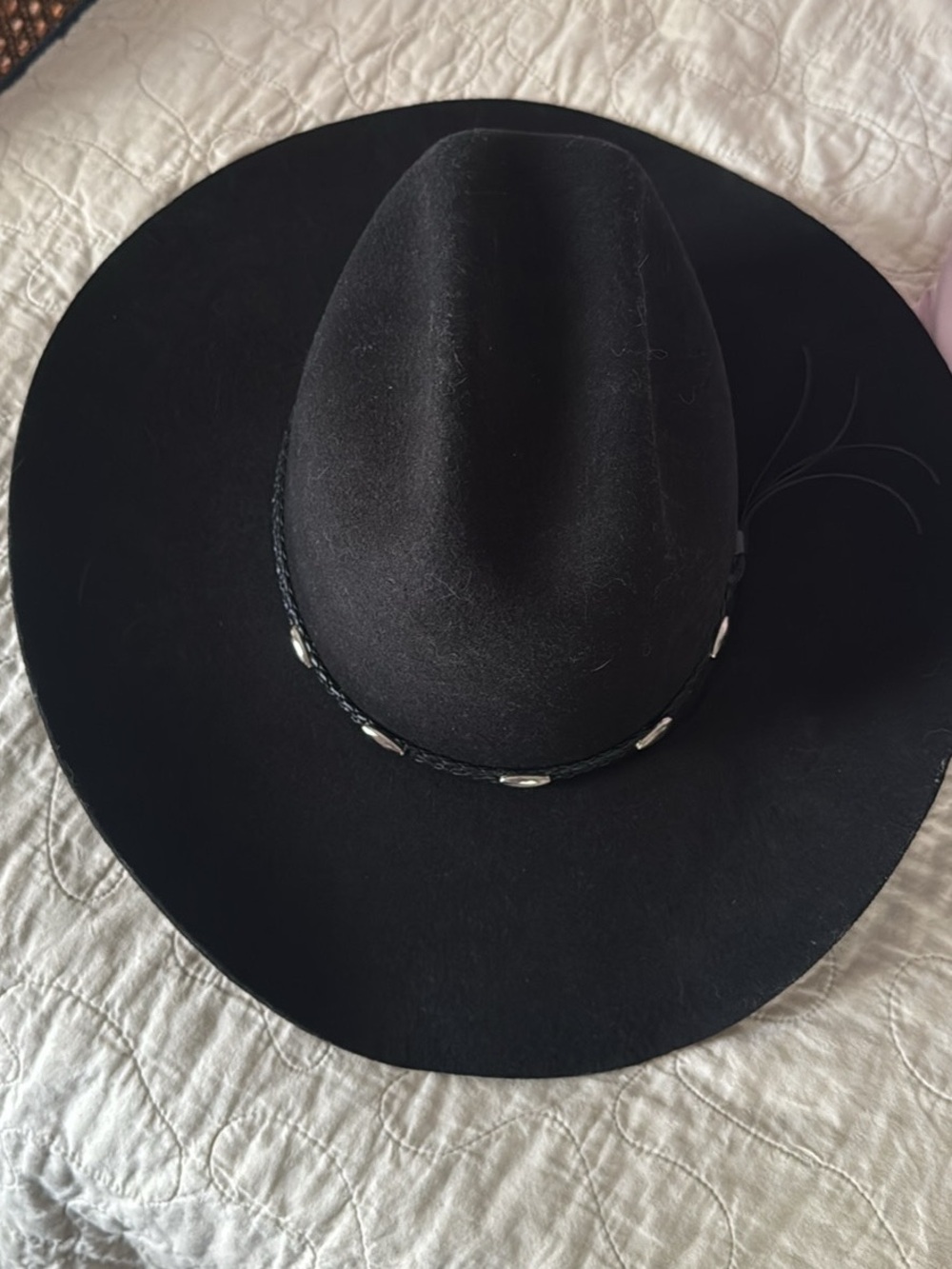 Classic Black Western Felt Cowboy Hat - Men Accessories